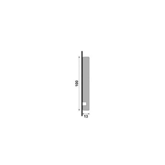 Guarnição Santa Luzia Branco 100x2400mm - Imagem principal - 929ad97e-6ebb-4b21-a30c-26f3ad647d23