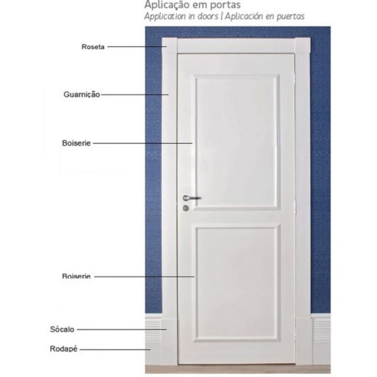 Guarnição Santa Luzia Branco Friso 457 100x2400mm - Imagem principal - 8d90a8ff-9537-4451-b5f3-1dc50dab6a4e