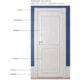 Guarnição Santa Luzia Branco Friso 457 100x2400mm - 7a93f824-718a-4d94-9442-2b1eefdffa86