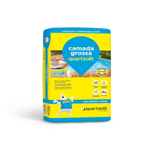 Impermeabilizante Camada Grossa 20kg Quartzolit - Imagem principal - a97f8158-f855-4ab1-bf32-a680779a0326