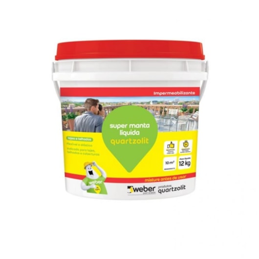 Impermeabilizante Para Super Manta 12kg Concreto Quartzolit - Imagem principal - ccf823bb-5d6f-46e8-8a18-2b621f95cf47
