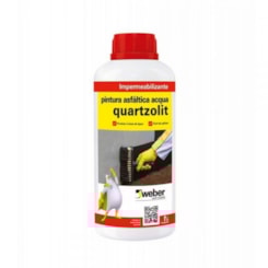 Impermeabilizante Pintura Asfáltica Acqua 1l Quartzolit Impermeabilizante Pintura Asfáltica Acqua 1l Quartzolit