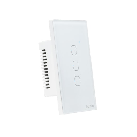 Interruptor Smart Touch Wifi Com 3 Teclas Intelbras - Imagem principal - 417f4916-e625-42db-a048-be8ca24fd725