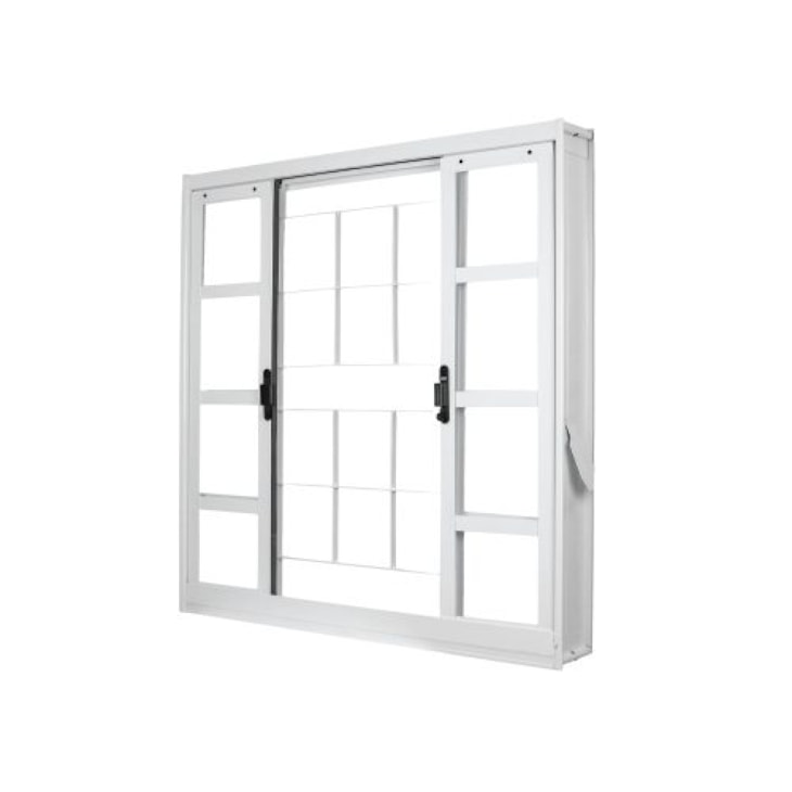 Janela De Correr 4 Folhas Sem Vidro Branco MGM 100x200x12cm