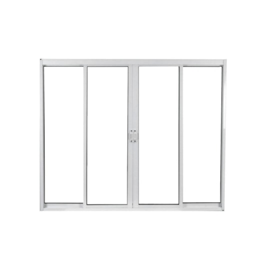 Janela De Correr Alumínio 4 Folhas Vidro Liso Branco MGM 100x200cm - Imagem principal - 7383b042-1a7b-472b-b840-52938778a917