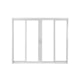 Janela De Correr Alumínio 4 Folhas Vidro Liso Branco MGM 120x150cm - de051d8a-6f92-4531-a488-e4a7dc3531b1