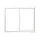 Janela De Correr Soft 2 Folhas Móveis Vidro Liso Embalagem Plástica Branco MGM 100x120 cm - 978ad037-accd-4325-8530-8ac1e7006188