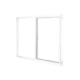 Janela De Correr Soft 2 Folhas Móveis Vidro Liso Embalagem Plástica Branco MGM 100x120cm - 3f3eed09-3c39-4d63-98af-821b471358cc