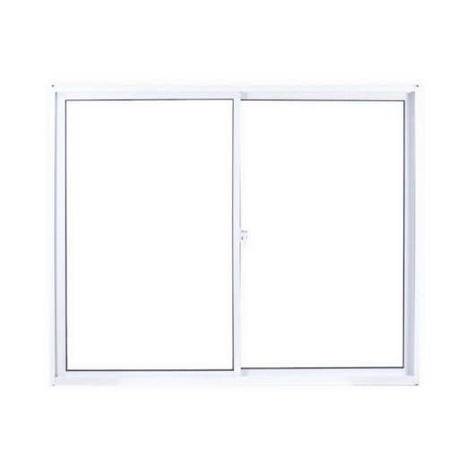 Janela De Correr Soft 2 Folhas Móveis Vidro Liso Embalagem Plástica Branco MGM 100x120cm - Imagem principal - df2456c0-6442-4e06-a9c6-ab0ba9262d94