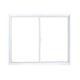 Janela De Correr Soft 2 Folhas Móveis Vidro Liso Embalagem Plástica Branco MGM 100x150 cm - 5c81cdde-12c9-42fe-97e3-b2da7e4d173d