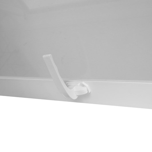 Janela Máximo Ar 1 Seção Grade Quadriculada Vidro Liso Branco MGM  50x50 cm - Imagem principal - 2f273a05-d284-490e-a1b6-53029b3df81d