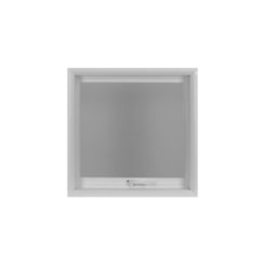 Janela Máximo Ar De Aço 1 Seção Vidro Mini Boreal Branco MGM 60x80cm