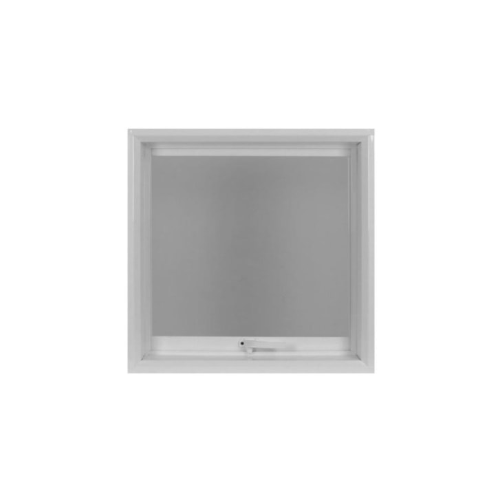 Janela Máximo Ar De Aço 1 Seção Vidro Mini Boreal Branco MGM 60x80cm