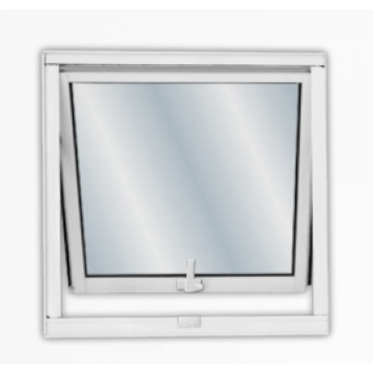 Janela Máximo Ar Soft Em Alumínio Vidro Liso Branco MGM 60x60cm - Imagem principal - b6eead21-0b22-4a0c-acaa-1fa5e38aa99c