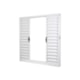 Janela Veneziana 4 Folhas Branco MGM 100x100cm - 0317bf40-8308-4c56-93a5-62a1aa3eb1e8