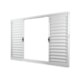 Janela Veneziana 4 Folhas Branco MGM  100x120cm - a877f362-bc4d-4273-bafa-59b9a1c776fe