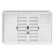 Janela Veneziana 6 Folhas Em Aço Sem Grade Ecoflex Branco MGM 100x150x12cm - 47653483-c550-4d51-a03e-fc530fcb84c6