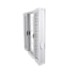 Janela Veneziana 6 Folhas Grade Quadriculada Com Vidro Branco MGM 120x150x12cm - d8f3de0d-fae4-4660-8281-bb47c8861256