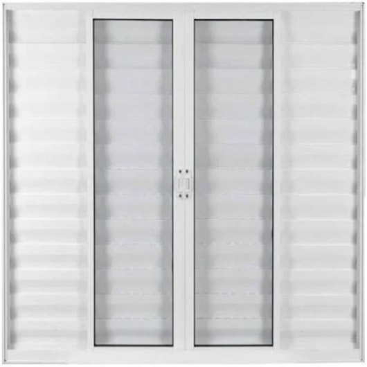 Janela Veneziana 6 Folhas Soft Vidro Mini Boreal Branco MGM 120x150cm - Imagem principal - 3d11702c-7825-4c1c-8366-9bf1dc5b8739