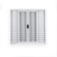 Janela Veneziana 6 Folhas Vidro Liso Aço Minas Sul Branco MGM 100x150x12cm - eb5f57b4-2e14-45b5-abac-982f10c9368d