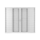 Janela Veneziana 6 Folhas Vidro Liso Alumínio Soft Branco MGM 120x150cm - 3d613eed-3510-4111-bb85-8e6c569d5b61