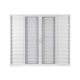Janela Veneziana De Alumínio 6 Folhas Vidro Liso Soft Branco MGM 100x150cm - 1c1bf016-184c-4af1-ab44-25e67af9a67d