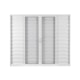Janela Veneziana  De Alumínio 6 Folhas Vidro Liso Soft Branco Mgm 120x200cm - 3314b023-4836-417c-85ea-ebf71fc5baf6