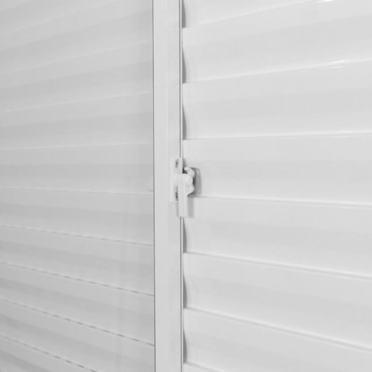Janela Veneziana De Correr 3 folhas e 1 Fixa Vidro Liso Soft Plus Branco MGM 100x120cm - Imagem principal - 6c8c4375-e66a-4437-be86-6f44637298f4