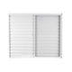Janela Veneziana De Correr 3 folhas e 1 Fixa  Vidro Mini Boreal Soft Branco MGM 100x100cm - 3c2a3221-8481-4024-ae63-37fd5abf73a2