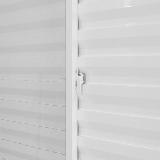 Janela Veneziana Soft 3 Folhas Embalagem Plástica Vidro Liso Branco MGM 100x120cm - Imagem principal - c53d2073-4c1b-4e74-a059-d16ab08ce9e8