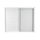 Janela Veneziana Soft 3 Folhas Embalagem Plástica Vidro Liso Branco MGM 100x120cm - 4a870827-1a2d-4a90-8ff6-e5f90ae60c3b