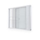 Janela Veneziana Soft Plus 3 Folhas Vidro Liso Com Grade Em Alumínio Branco MGM 100x100 - 7585d3a3-8f9a-4a89-9546-43e8eb12f2d3