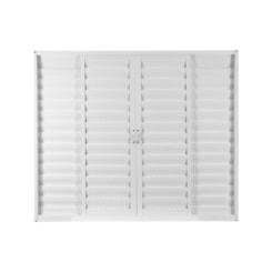 Janela Veneziana Soft Plus 4 Folhas Branco MGM 100x100cm
