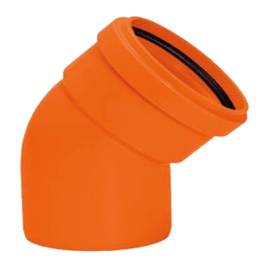 Joelho 45° Esgoto Silentium Amanco 10cm - Imagem principal - 753e4aa9-d84b-40c6-9557-e5d77b84143c