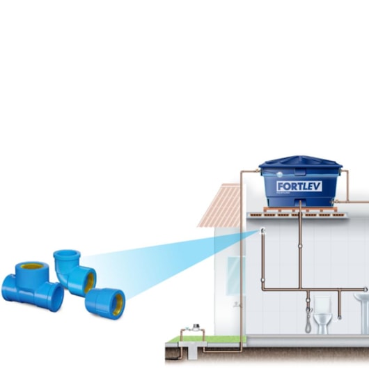 Joelho 90° Soldável Com Bucha De Latão Fortlev 25x3/4 - Imagem principal - a97421f2-7836-4ce3-91d1-00e28ef9df67