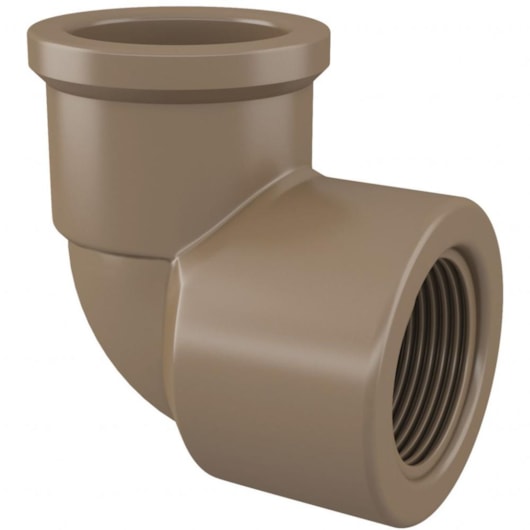 Joelho 90° Soldável Com Rosca Fortlev 25x3/4 - Imagem principal - 088686b2-ea3c-4323-b32e-f89d23e88a27