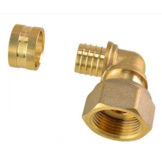 Joelho De Transição Fêmea Móvel Pex Amanco 16x1/2mm - Imagem principal - 72590334-24fc-4cb7-b3e0-0d72578f9381