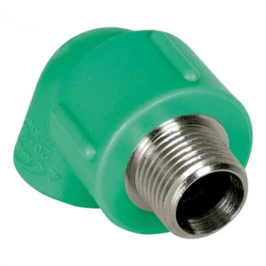 Joelho PPR 90º De Transição Macho DN32x3/4 Amanco - Imagem principal - 3e93fdca-dc9c-4b3d-9554-73378d2b771b