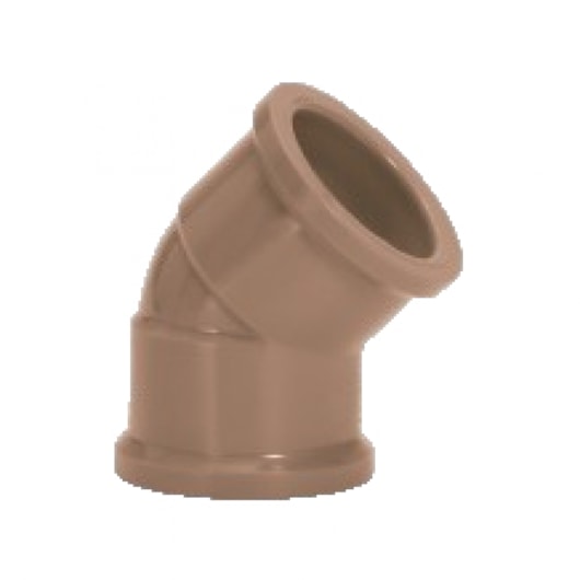 Joelho Soldável 45° 110mm Amanco - Imagem principal - b203e3ed-74d8-4041-a985-505486536b84