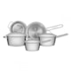 Jogo De Panelas Em Inox Com 5 Peças Allegra Tramontina - 5c4eeaec-fbc0-42e4-8cff-a93f8f414f46