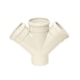 Junção Dupla Para Esgoto Amanco 10x10cm - 88b48601-4b26-4a49-a2ac-5c2b4ac13c3e