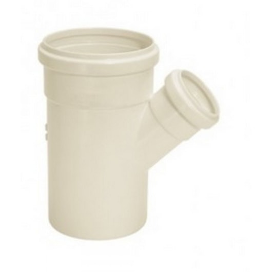 Junção Simples Redonda Esgoto Série Reforçada 75x50mm Amanco - Imagem principal - 36b0d8d8-03e0-4969-88f1-c62ffbe75ce3