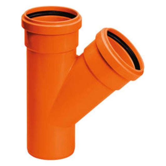 Junção Simples Silentium Para Esgoto Amanco 10cm - Imagem principal - 31fcb2c3-8671-4d04-95c7-cef7b9430549