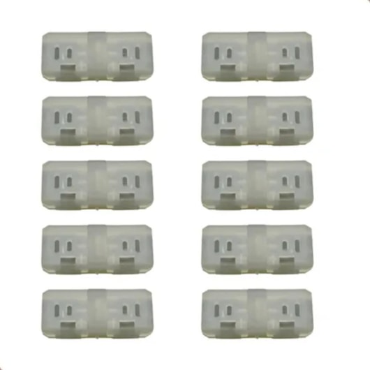 Kit 10 Conexões Para Fita Led Externa Externa Connect Avant 10mm - Imagem principal - 0c78b8e1-ca71-479e-8712-e2bfa34f65e2