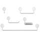 Kit Acessório 5 Peças Dot Cromado Docol - ab849241-e1ba-42bf-9520-053948b9c85b