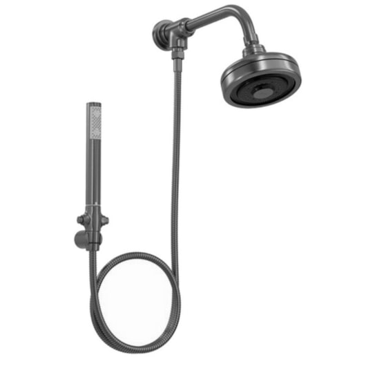 Kit Acqua Plus Com Flexível PVC Dark Antracite Deca - Imagem principal - e5f7067e-c112-4995-b53e-c4f689c96bc9