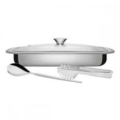 Kit Assar E Servir Cosmos Inox Tramontina 3 Peças Kit Assar E Servir Cosmos Inox Tramontina 3 Peças