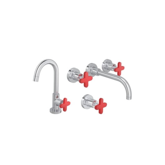 Kit Capinhas Silicone Para Torneira Vermelho Deca - Imagem principal - d1234935-cb35-4abb-b2d4-662ba55cb170