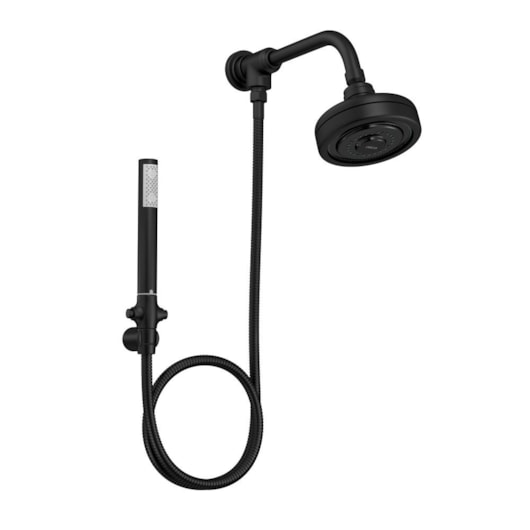 Kit Chuveiro de Parede com Ducha Manual e Desviador Acqua Plus Black Matte Deca - Imagem principal - dbed5895-47cc-4c2a-b91b-cc62db296f1c