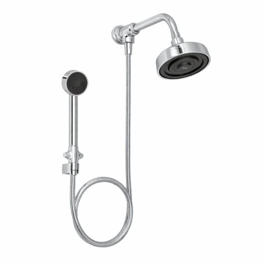 Kit Chuveiro de Parede com Ducha Manual e Desviador Acqua Plus Cromado Deca - Imagem principal - 38c71a76-9bcb-4542-a491-eb78144e42f2
